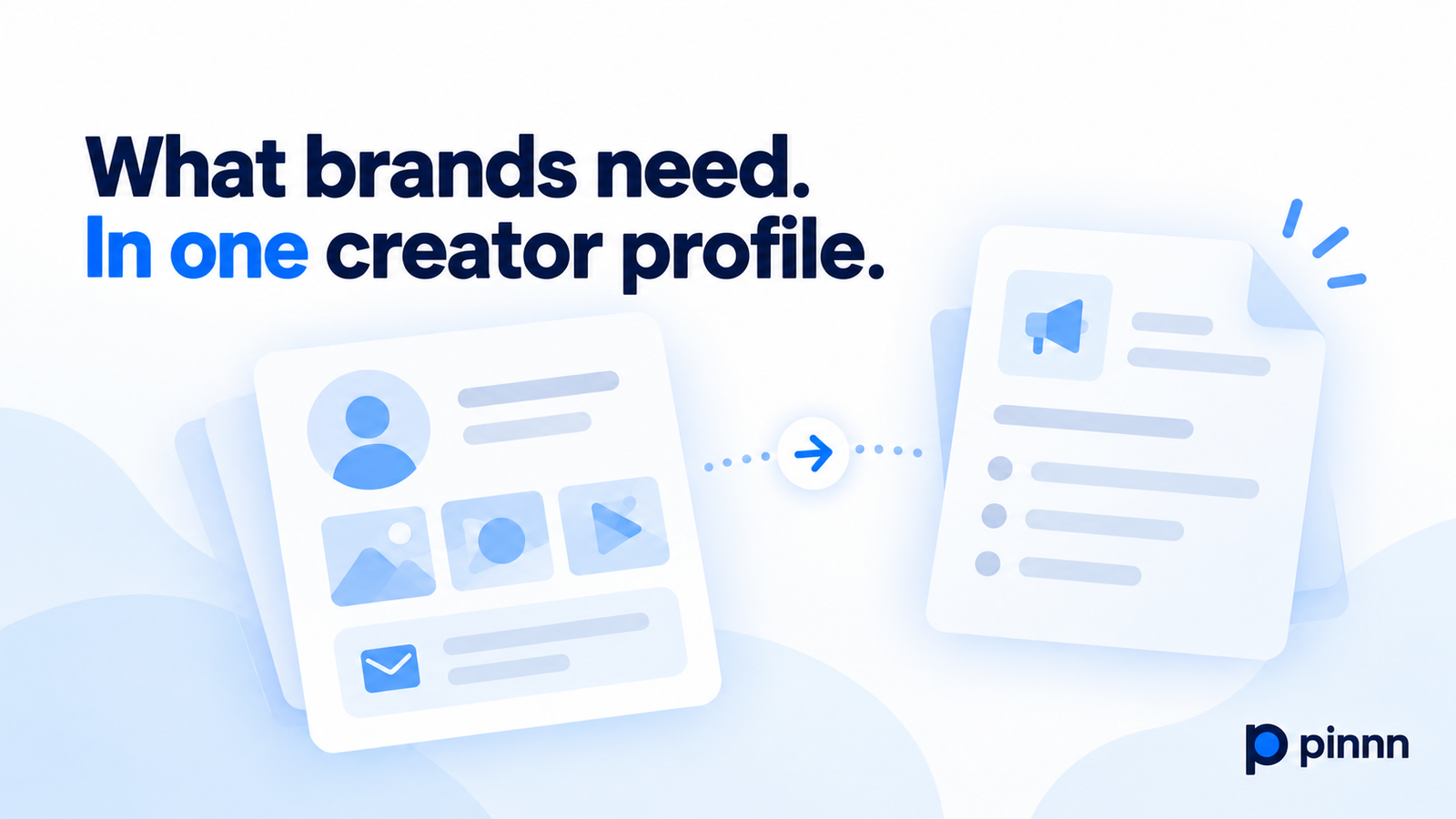 From featured work to a brand inquiry, on one Pinpage