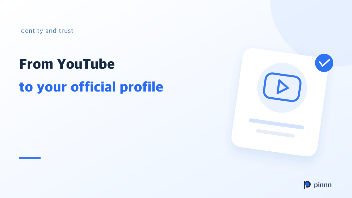 Connect your YouTube channel and official profile